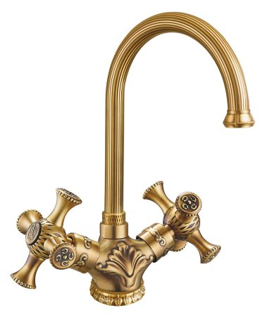 Смеситель для кухонной мойки Zorg Antic A 6004K-BR 