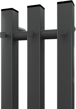 Полотенцесушитель электрический Point Гермес PN13822GB П3 120x1200 диммер справа, графит блеск 