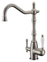 Смеситель для кухонной мойки Zorg Clean Water ZR 312 YF-50-nickel