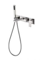 Смеситель для ванны встраиваемый Grocenberg GB5060NK, никель