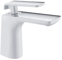 Смеситель для раковины Rose R14F R1401F, белый/хром