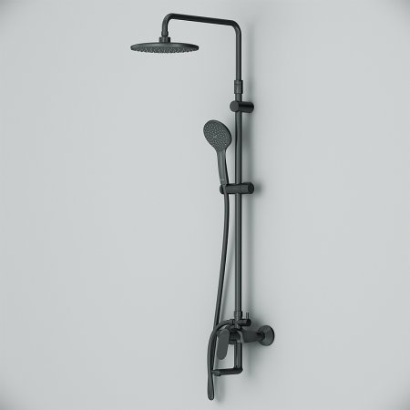 Душевая система AM.PM Sunny F0785C922 Черная матовая 