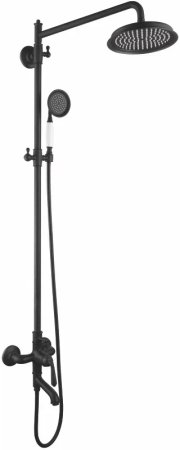 Душевая система Rose R0236H, черный 