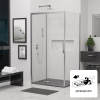 Душевой уголок RGW LE-41 (LE-12 + Z-050-2) 2000x1000