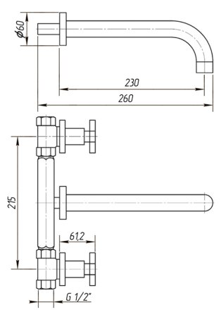 Смеситель Migliore Naxos ML.NAX-7667 Cr для раковины 