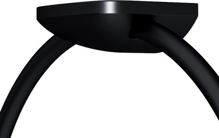 Кольцо для полотенец AM.PM Inspire V2.0 A50A34422 Черное матовое 