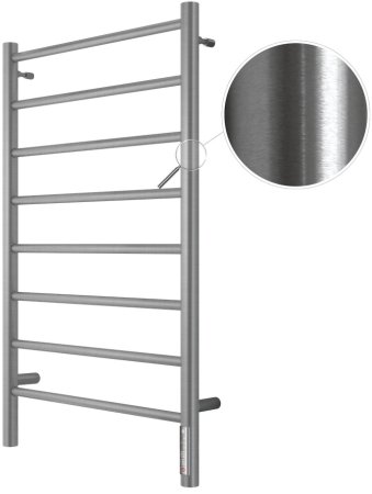 Полотенцесушитель электрический Terminus Аврора П8 50х85 quick touch, сатин 