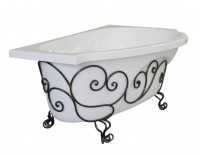 Кованая подставка для ванны Эстет "Грация" R
