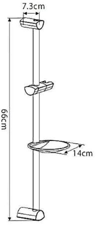 Душевой гарнитур Gappo G8012 Хром 