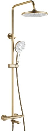 Душевая система Rose R3936G, золотой сатин 