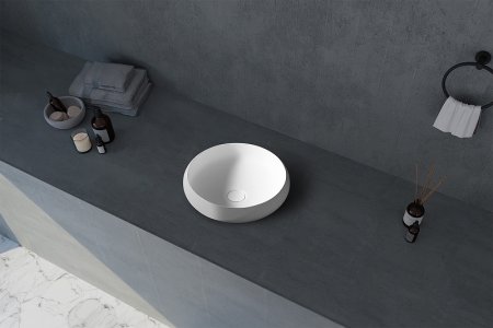 Раковина-чаша Abber Stein 40 AS2613 Белая матовая 