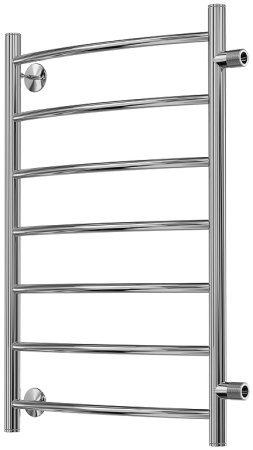Водяной полотенцесушитель Terminus Классик П7 500x796 4670030726193 Хром с боковым подключением 500 