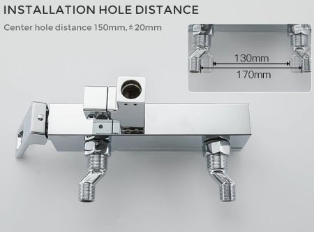 Душевая система Gappo G2418-1 Хром 