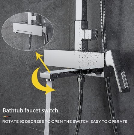 Душевая система Gappo G2418-1 Хром 