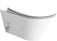 Унитаз биде Boheme Avva 972-2-W подвесной Белый глянец без сиденья