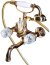 Смеситель для ванны Boheme Crystal 293-CRST Золото 