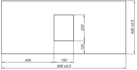 Столешница под раковину Allen Brau Priority 100 1.31011.G-S Серый структ 