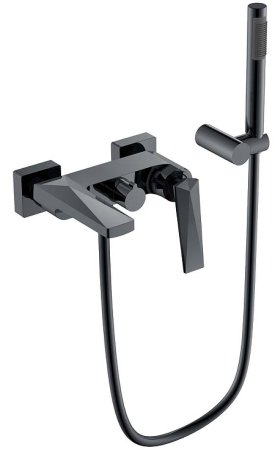 Смеситель для ванны Boheme Venturo 373-SGM Антрацит глянец 