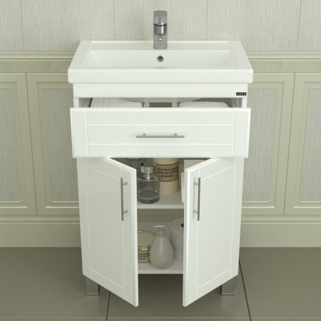 Тумба Санта Дублин 60 1 ящик с умывальником Фостер 60 