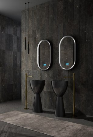 Раковина отдельностоящая карбоновая ABBER Karbon AK2003 черная 