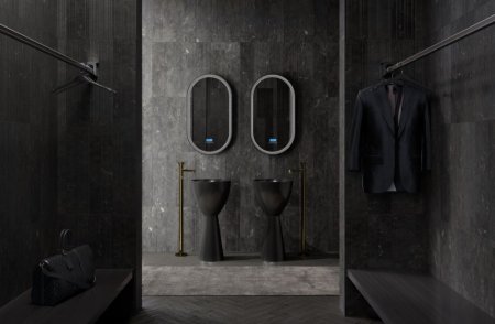 Раковина отдельностоящая карбоновая ABBER Karbon AK2003 черная 