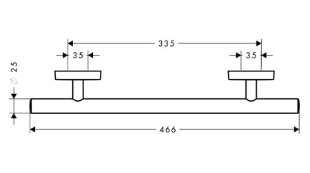 Поручень Hansgrohe PuraVida 