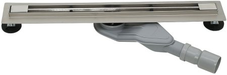 Душевой лоток ALMAes Delgado 80 DL80CH с решеткой Нержавеющая сталь 