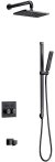 Душевая система Black&White Universe U7567GM 7567GM с термостатом Gun Metal 