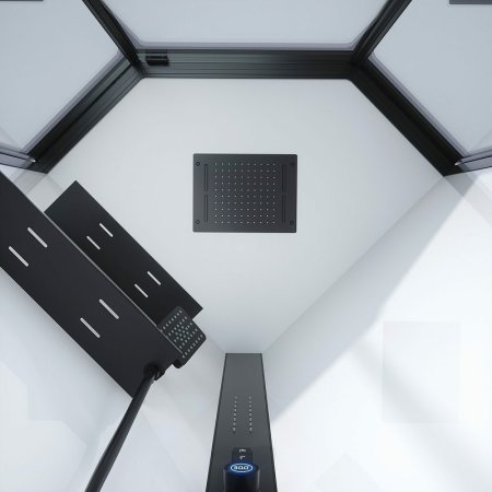 Душевая кабина Black&White Galaxy G8035 90x90 8035000 с гидромассажем 