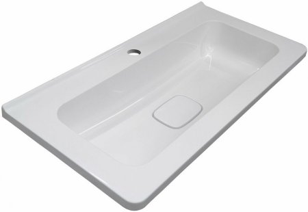 Тумба подвесная "Бергамо мини 90" (2 ящ.) Люкс антискрейтч черный, PLUS 