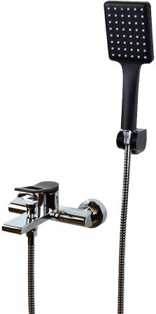 Смеситель для ванны Bronze de Luxe Element EL03CB Хром Черный матовый 