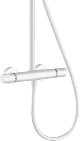 Душевая система Hansgrohe Croma Select S 26890700 с термостатом Белая матовая 