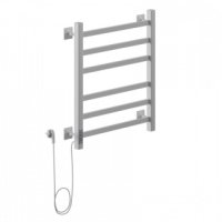 Полотенцесушитель Ника STEP-1 60/40 RAL9016 белый матовый левый тэн, электрич.кабельный