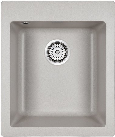 Мойка кухонная Paulmark Leer PM104249-GR серый 