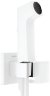 Гигиенический душ со смесителем Hansgrohe Bidette 29233700 Белый матовый 