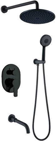 Душевая система Berges Nardis 3R Black 071008 Черная матовая 