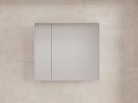 Зеркальный шкаф "ЛИМА 80" эмаль, белый матовый