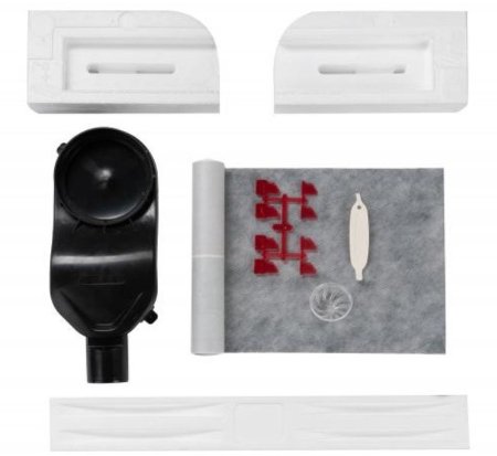 Душевой лоток Berges C1 Norma 600 095137 с Черной матовой решеткой 