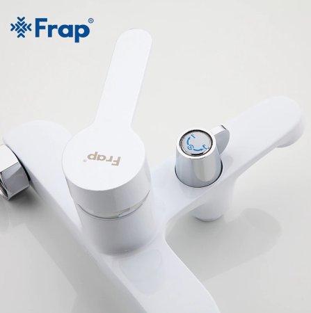 Смеситель для ванны Frap H41 F3241 Белый Хром 