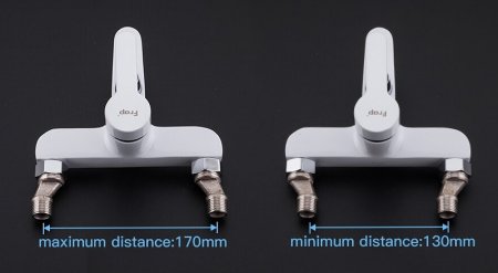 Смеситель для ванны Frap H41 F3241 Белый Хром 