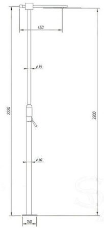 Душевая система Migliore Kobuk 19548 Хром 