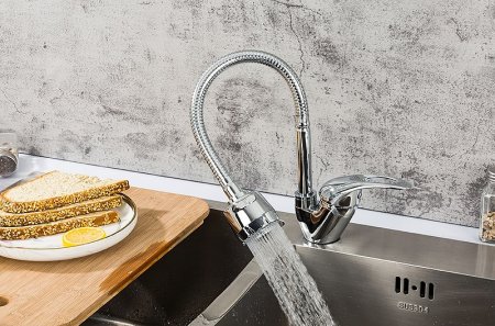 Смеситель для кухни Frap H02 F4302-B Хром 