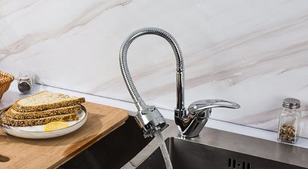 Смеситель для кухни Frap H02 F4302-B Хром 