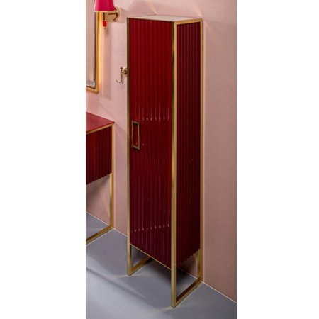 Пенал Armadi Art Monaco бордо глянец + золото L 868-RG-L 