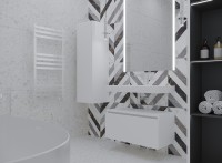 Ящик под столешницу 80 см белый глянец Armadi Art Vallessi UNO-S 897-080-W