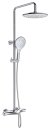 Душевая система с термостатом AltroBagno Squalo 03-04.10 Cr хром 