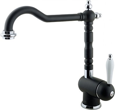 Смеситель для кухонной мойки Timo Morea 2406F black 