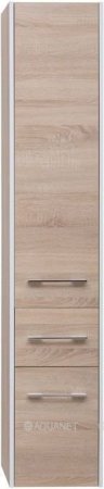 Шкаф-пенал для ванной Aquanet Августа 35 дуб сонома 