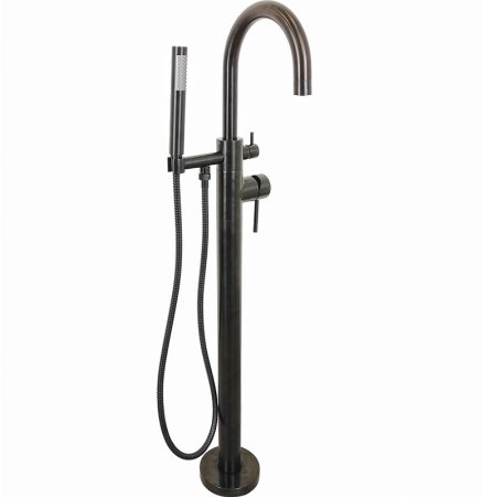 Смеситель для ванны Paini Cox 78PZ136LM Черный матовый 