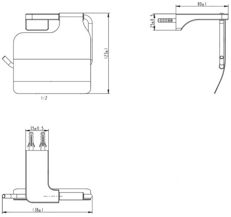 Держатель туалетной бумаги Melana MLN-806007 Сатин 